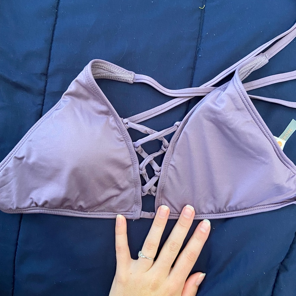 Purple bikini top!